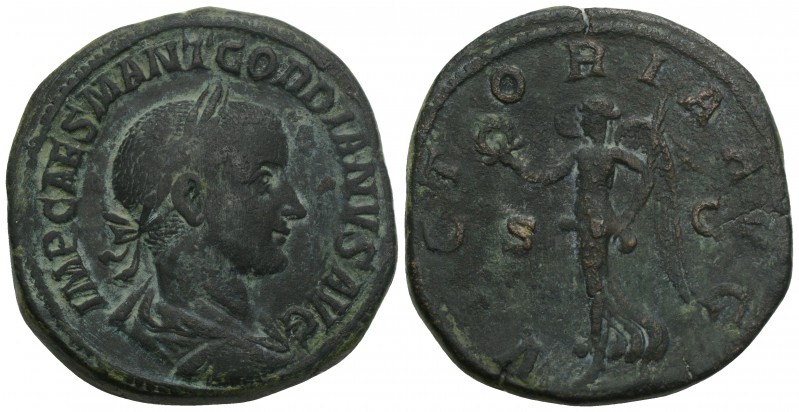 Roman Imperial
Gordian III. AD 238-244. Æ Sestertius. Rome mint, 6th officina. 1...