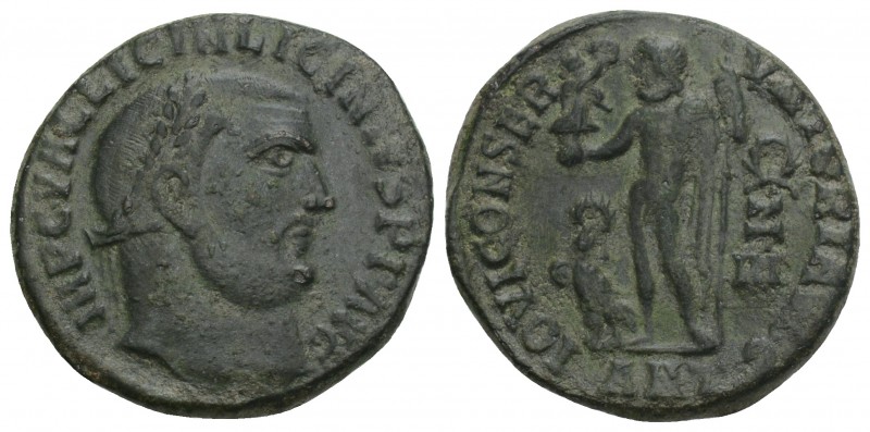 Roman Imperial 
Licinius I AD 308-324. Antioch Follis Æ 3.3gr. 19.3mm