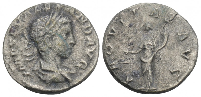 Roman Imperial
Severus Alexander. Silver Denarius, AD 222-235. Rome, 2.8gr 18.1m...