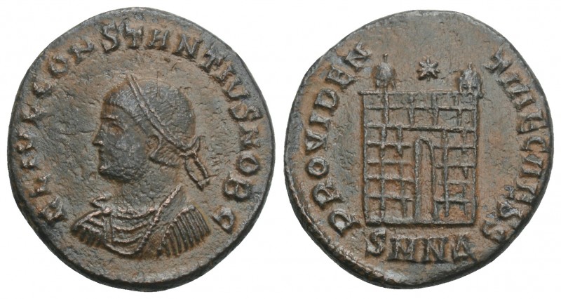 Roman Imperial
Constantius II (Caesar, 324-337). Æ Follis. Nicomedia, 328-9. 3.3...