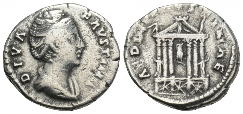 Roman Imperial
Diva Faustina Senior. Died AD 140/1. AR Denarius Rome mint. 3.2gr...