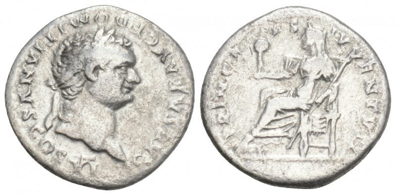 Roman Imperial
Domitian, as Caesar (AD 81-96). AR denarius Rome, AD 79. 4.4gr 18...