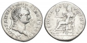 Roman Imperial
Domitian, as Caesar (AD 81-96). AR denarius Rome, AD 79. 4.4gr 18.1mm
CAESAR AVG F DOMITIANVS COS VI, laureate head of Domitian right /...