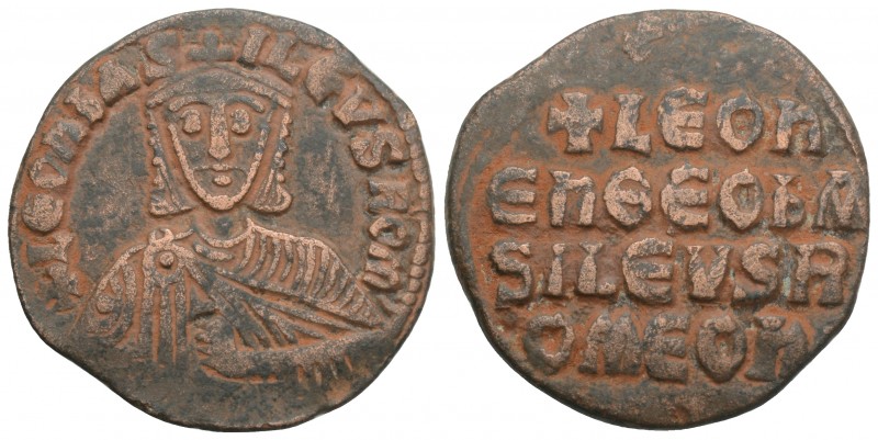 Byzantine 
Leo VI the Wise. AD 886-912. Constantinople Follis Æ 6.2gr 25.1mm
 + ...