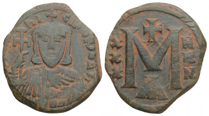 Byzantine 
Nicephorus I. 802-811. AE follis. Constantinople mint. 4.3gr 22.7mm
 ...