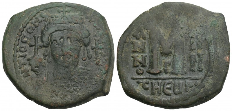 Byzantine 
Tiberius II Constantine AD 578-582. Theoupolis (Antioch) Follis Æ 15g...