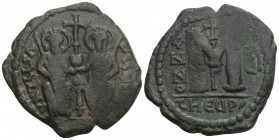 Byzantine
Justin II. 565-578. AE follis. Antioch mint, 13.1gr. 32.9mm