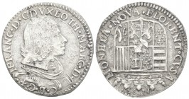 World Coins
FRANCE. Lorraine. Nicolas-François (1634-1637). Teston (1635). Florence. 8.4gr 28.7mm
Obv: (N F)RANC D G DVX LOTH MARC D C B G.
Draped and...