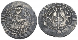 Medieval and World
Armenia, Cilician Armenia. Levon I AR Tram. Sis mint, AD 1199-1219. 2.8gr 22.7mm
