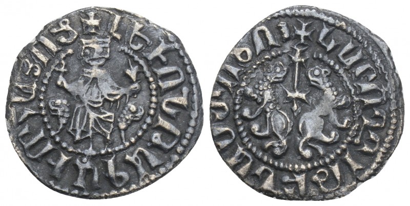 Medieval Armenian 
Kingdom, Cilician Armenia. Levon I. 1198-1219. 1.3gr 17.5mm