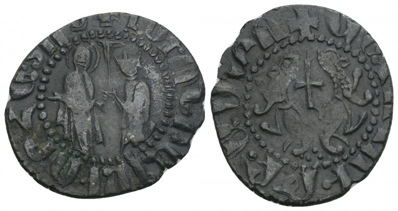 Medieval World
Armenia Cilician Armenia. Levon I Tram (1198-1219) 2.8gr. 21.2mm