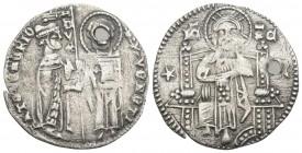 Medieval Coins 
ITALY. Venice. Pietro Gradenigo(?) (1289-1311). Grosso. 1.7gr. 21.7mm