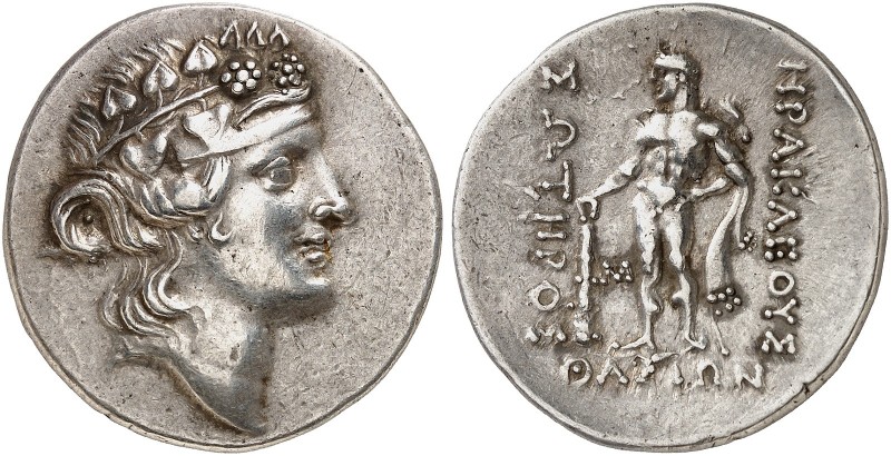 GRIECHISCHE MÜNZEN. THRAKISCHE INSELN. - Thasos. 
Tetradrachme, nach 146 v. Chr...