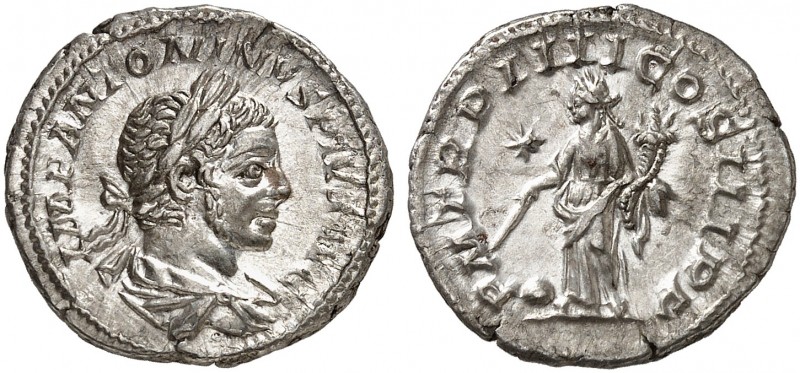 RÖMISCHE MÜNZEN. RÖMISCHE KAISERZEIT. Elagabalus, 218 - 222. 
Denar. Rev. Stehe...