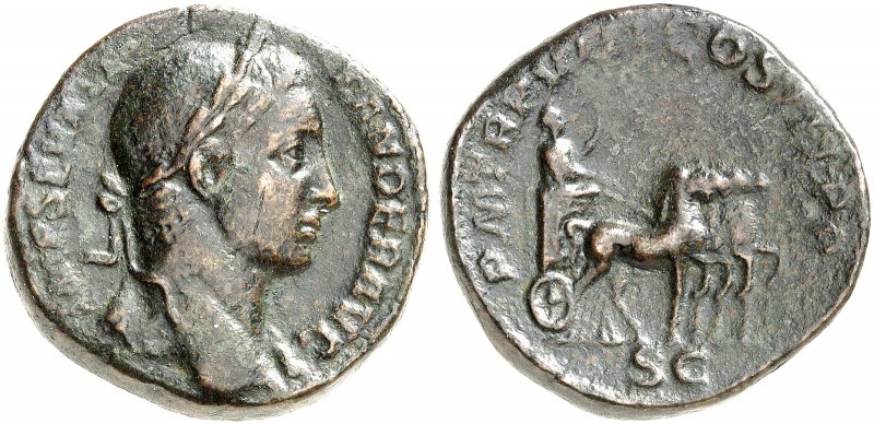 RÖMISCHE MÜNZEN. RÖMISCHE KAISERZEIT. Severus Alexander, 222 - 235. 
Sesterz. R...