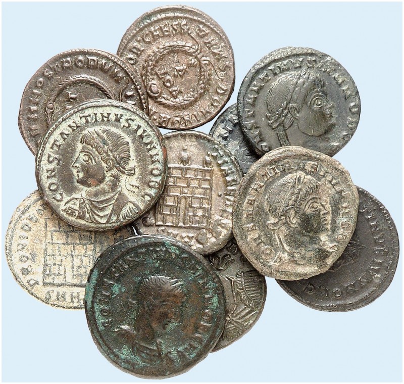 RÖMISCHE MÜNZEN. RÖMISCHE KAISERZEIT. Constantinus II. Caesar, 317 - 337. 
Lot ...