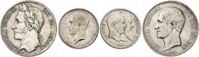 EUROPA. BELGIEN. 
Lot von 120 Stück: Diverse Münzen, 1 Centime 1856 - 250 Francs 1996. s - St