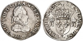 EUROPA. FRANKREICH. - Königreich. Henri III., 1574-1589. 
Teston 1575, G - Poitiers. Dupl. 1126 ss