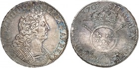 EUROPA. FRANKREICH. - Königreich. Louis XIV., 1643-1715. 
Écu aux insignes 1702, A - Paris. Dav. 1316, Dupl. 1533, Gad. 220 ss