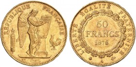 EUROPA. FRANKREICH. - Königreich. III. République, 1871-1940. 
50 Francs type Génie 1878, A - Paris. Friedb. 591, Gad. 1113, Schlumb. 425 Gold ss - v...