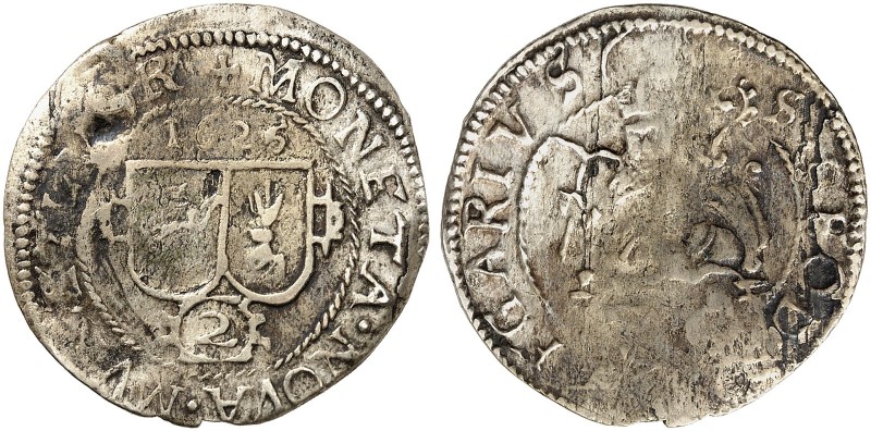 EUROPA. - MURBACH ET LURE. - Abtei. Leopold d'Autriche, 1614-1626. 
Doppelbatze...