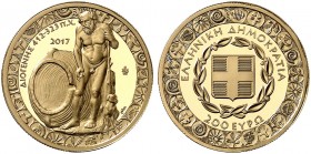 EUROPA. GRIECHENLAND. - Republik seit 1974. 
200 Euro 2017, Diogenes. Gold in Originaletui mit Zertifikat, PP