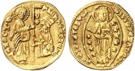EUROPA. - VENEDIG. Michele Steno, 1400-1413. 
Ducato o. J. Friedb. 1230, Gamb. 137 Gold ss