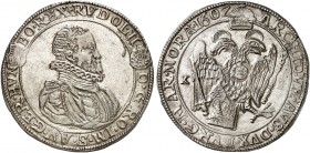 EUROPA. UNGARN. Rudolph II., 1576-1612. 
Taler 1602, Kremnitz. Dav. 3013, Voglh. 100 / IV, Huszár 1030 vz