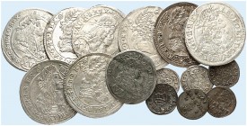 EUROPA. UNGARN. Leopold I., 1657-1705. 
Lot von 18 Stück: 3 Kreuzer 1665, 6 Kreuzer 1676, 15 Kreuzer 1676, 1678-1681, 1690 (2x), 1693, 1696, Denar 16...