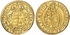 EUROPA. UNGARN. - Ungarische Malkontenten, 1703-1707. Franz Rakoczi, 1704-1711. 
Dukat 1705 (aua 1704), Nagybánya. Friedb. 181, Her. 5, Huszár 1522 G...