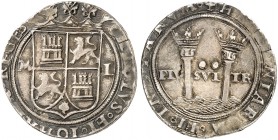 ÜBRIGES AUSLAND. MEXIKO. Carlos y Juana, 1506-1516. 
2 Reales o. J. C. C. 2957 schöne Patina, kl. Sfr., ss+