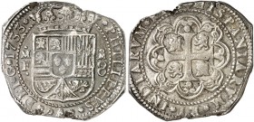 ÜBRIGES AUSLAND. MEXIKO. Felipe V., 1700-1746. 
8 Reales 1733, Mexico City. Ray. 6, KM 48, C. C. 8413 vz
