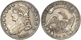 ÜBRIGES AUSLAND. USA. 
½ Dollar 1832, Liberty Capped Bust Type. Cr. 32 ss