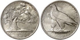 ÜBRIGES AUSLAND. USA. 
½ Dollar 1935, Connecticut Tercentenary. Yeo. C 17 kl. Kr., vz+