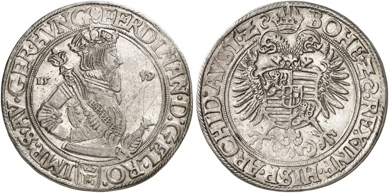 Ferdinand I., 1521-1564. 
Taler 1559, Prag. Dav. 8036, Voglh. 55 / III f. Kr., ...