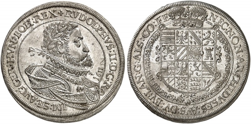 Rudolph II., 1576-1612. 
Taler 1611, Ensisheim, ARCHIDVSES. Dav. 3035 A, Voglh....