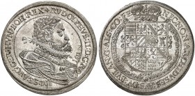 Rudolph II., 1576-1612. 
Taler 1611, Ensisheim, ARCHIDVSES. Dav. 3035 A, Voglh. 95 / XI, Klemesch 173 RR ! kl. Sammlerzeichen, vz - St