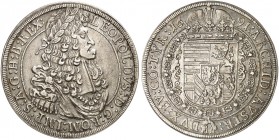 Leopold I., 1657-1705. 
Taler 1691, Hall. Dav. 3243, Voglh. 221 / IV, Her. 635, M. / T. 748 ss+