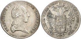 Franz II. (I.), 1792-1835. 
Taler 1819, Prag. Dav. 7, Voglh. 308 / III, Her. 317 ss / ss - vz