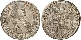 OLMÜTZ. - Bistum. Karl II. Von Liechtenstein, 1664-1695. 
15 Kreuzer 1694, Kremsier. L.-M. 299 schöne Patina, f. vz