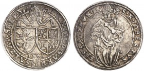SALZBURG. - Erzbistum. Johann Jakob Khuen von Belasi, 1560-1586. 
½ Taler 1561. Pr. 544, Zöttl 652 PCGS AU 55, vz