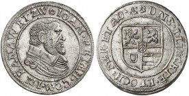 HANAU - LICHTENBERG. Johann Reinhard I., 1599-1625. 
Teston o. J., Wörth-sur-Sauer. Suchier 326 Var. Vz