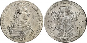 HANAU - MÜNZENBERG. Wilhelm IX. Von Hessen-Kassel, 1760-1785. 
Konventionstaler 1765, Hanau. Dav. 2287, Schütz 2056 kl. Sfr., f. vz