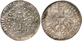 HILDESHEIM. - Stadt. 
Taler 1626, mit Titel Ferdinand II. Dav. 5420, Buck/Bahrf. 220 K l. Belag, f. vz
