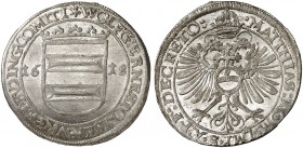 ISENBURG - BÜDINGEN. Wolfgang Ernst, 1596-1633. 
¼ Taler 1618, Büdingen, mit Titel Matthias I. Grote 23b vz - prfr