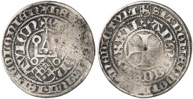 KÖLN. - Erzbistum. Hermann IV., Landgraf von Hessen, 1480-1508. 
Blanken 1482, Deutz. Noss 478 Prägeschwäche, f. ss
