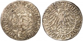 NÜRNBERG. - Stadt. 
½ Schilling o. J. (1495-1510). Kellner 114, Slg. Erl. 122 ss