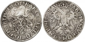 OETTINGEN. Karl Wolfgang, Ludwig XV. Und Martin, 1534-1546. 
Taler 1546, mit Titel Karl V. Dav. 9618, Löffelh. 181 ss
