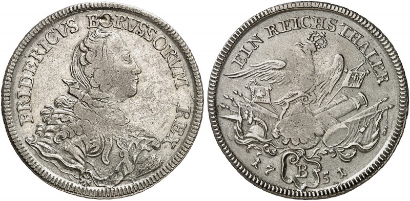 PREUSSEN. Friedrich II., „der Große“, 1740-1786. 
Taler 1751, Breslau. Dav. 258...