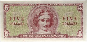 AUSLAND. USA. Military Payment Certificates. 
Ein zweites Exemplar. F. kassenfrisch